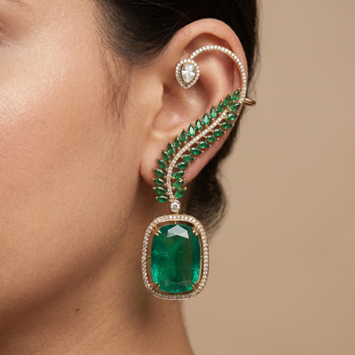 Vanya Ruby Ear Cuff