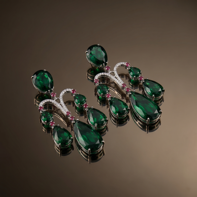 Emrielle Verdant Chandelier Earrings
