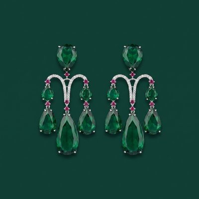 Emrielle Verdant Chandelier Earrings