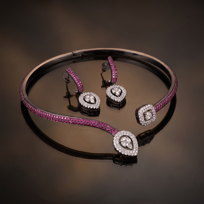 Evelyn Midnight Necklace Set