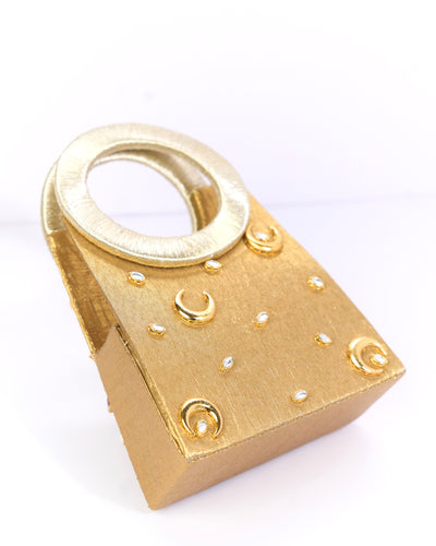 Crown Jewel handheld bag with ornate embellishments – Ozel
