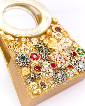 Crown Jewel handheld bag with ornate embellishments – Ozel