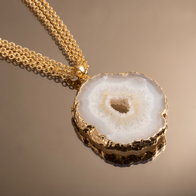 Flora Agate Pendant