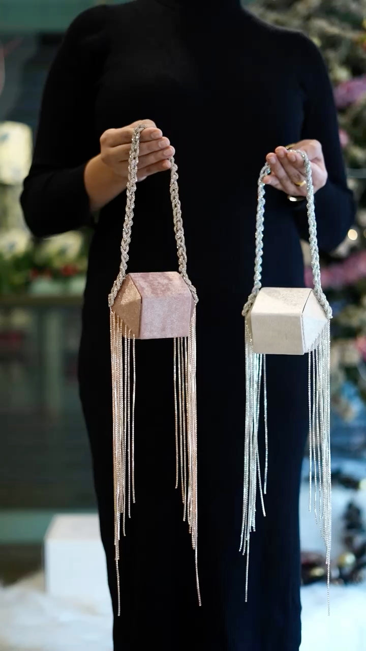 Alaya F with Jelly Chainstone Bag