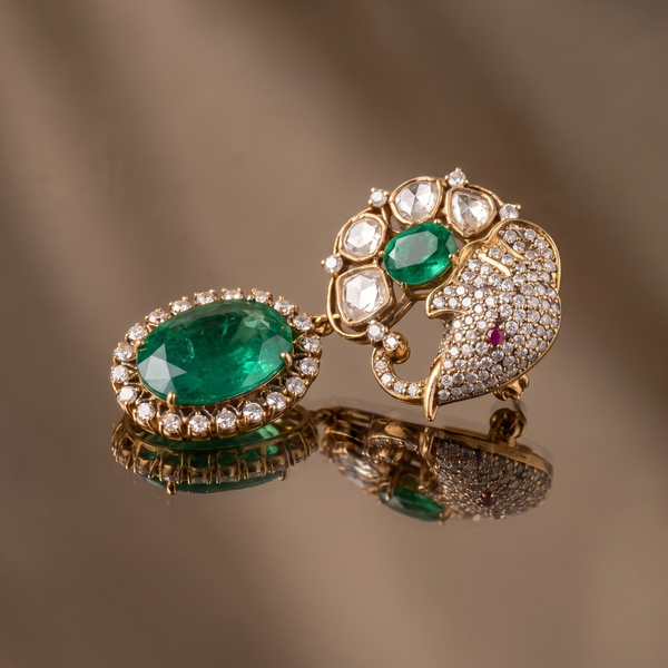 Hiran Elephant Brooch