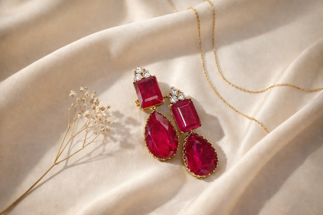 VERDE DUO Drop Earrings