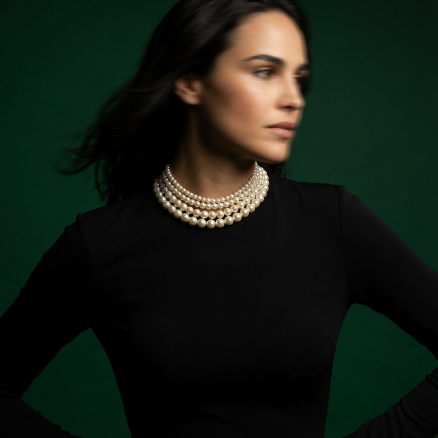Swarovski Four Layer Choker