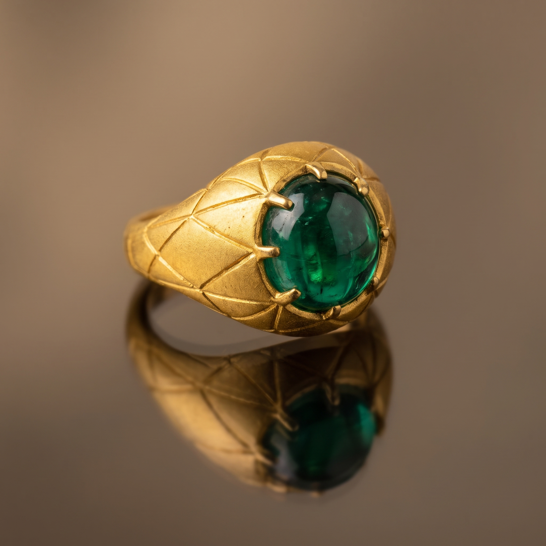 Jaalika Green Statement Ring