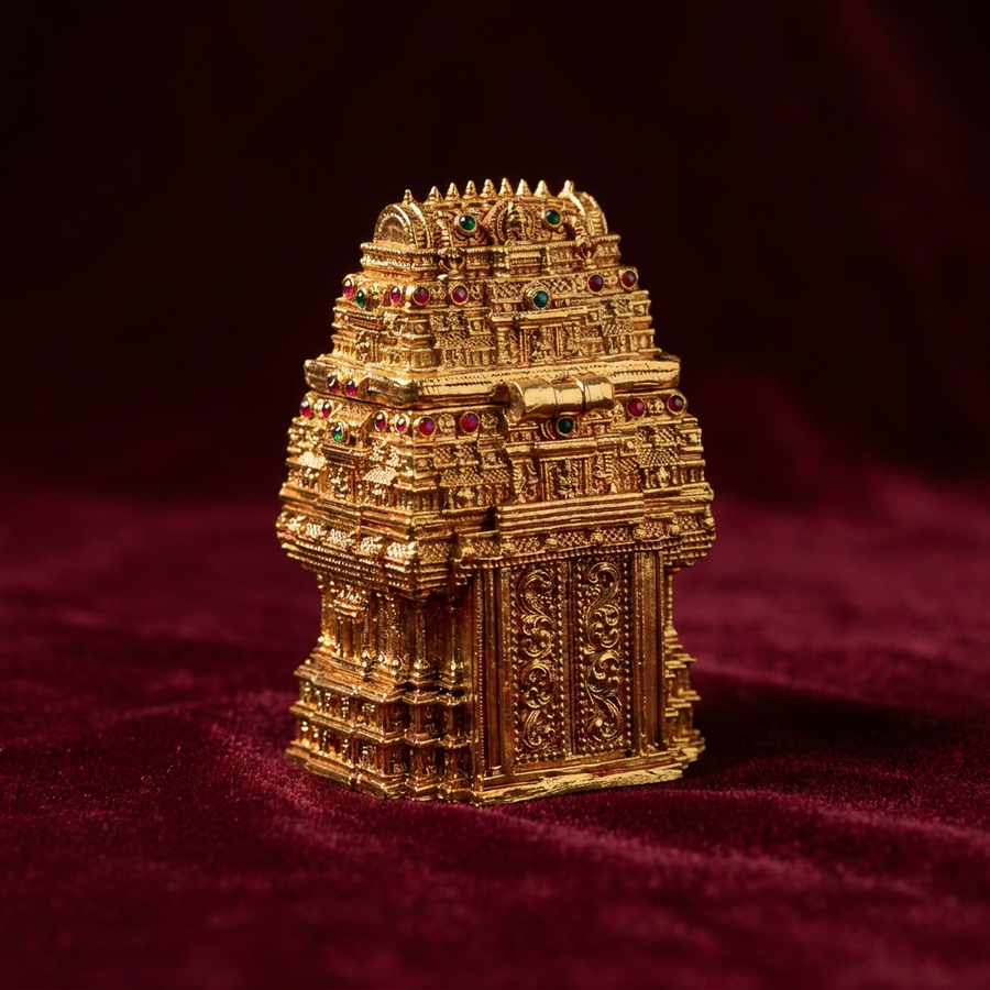 Kangana Brass Keepsake Box