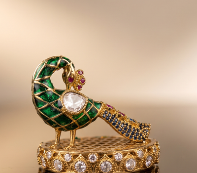 Kiya Peacock Statement Ring
