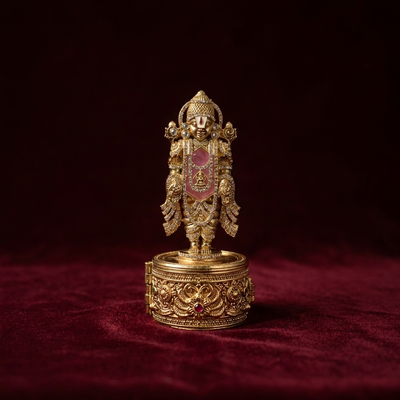 Kumudini Brass Keepsake Box