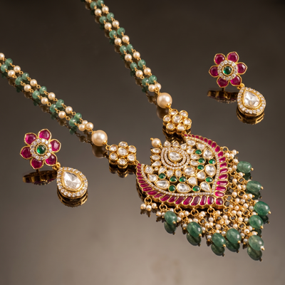 Maithile Kundan Necklace Set