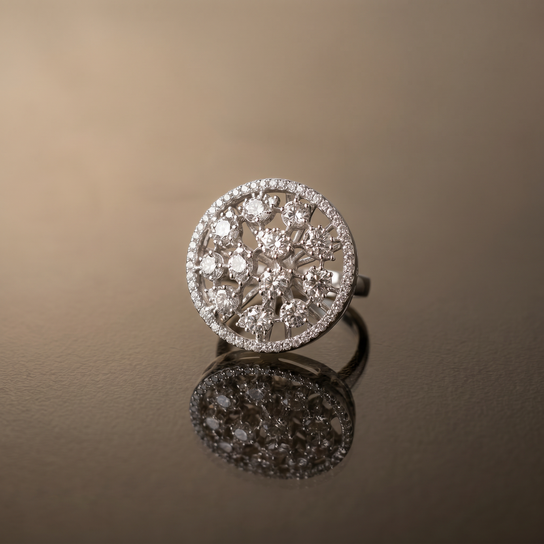 Mehrielle Crystal Bloom Ring
