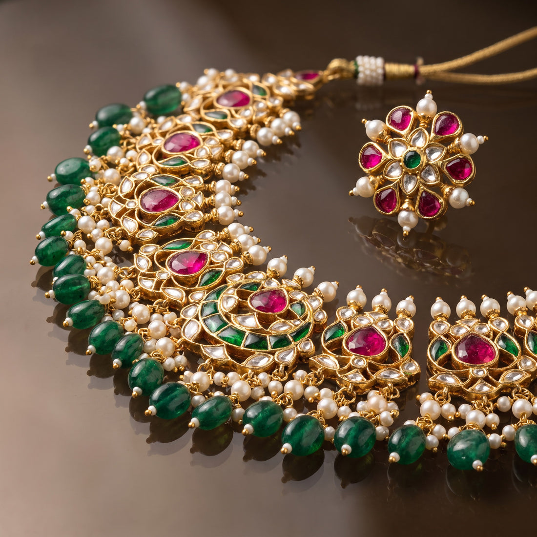 Mohana Polki Jewellery Set