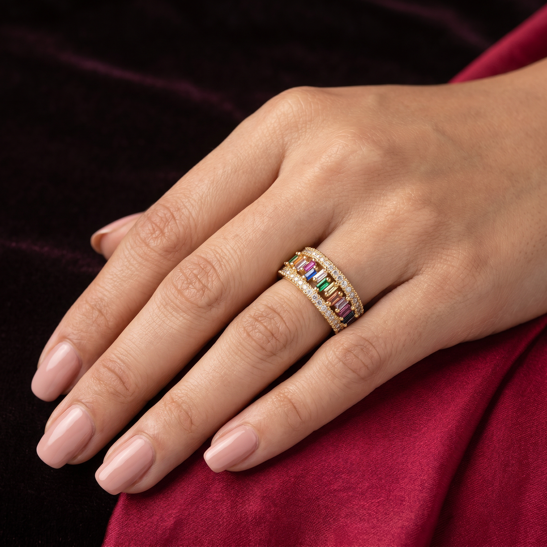 Multicolor Spectrum Ring