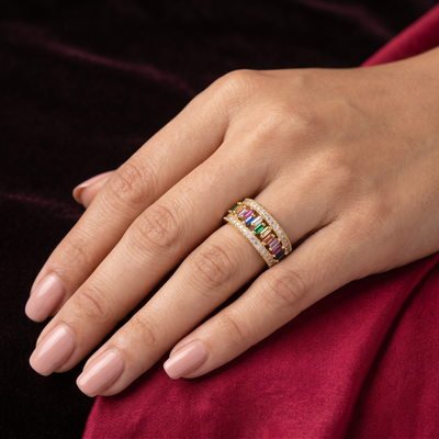 Multicolor Spectrum Ring
