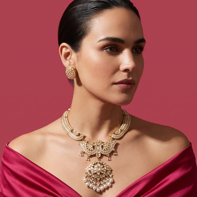 Aurevya Mayur Kiran necklace