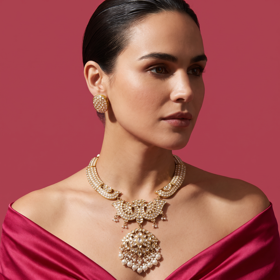 Aurevya Mayur Kiran necklace