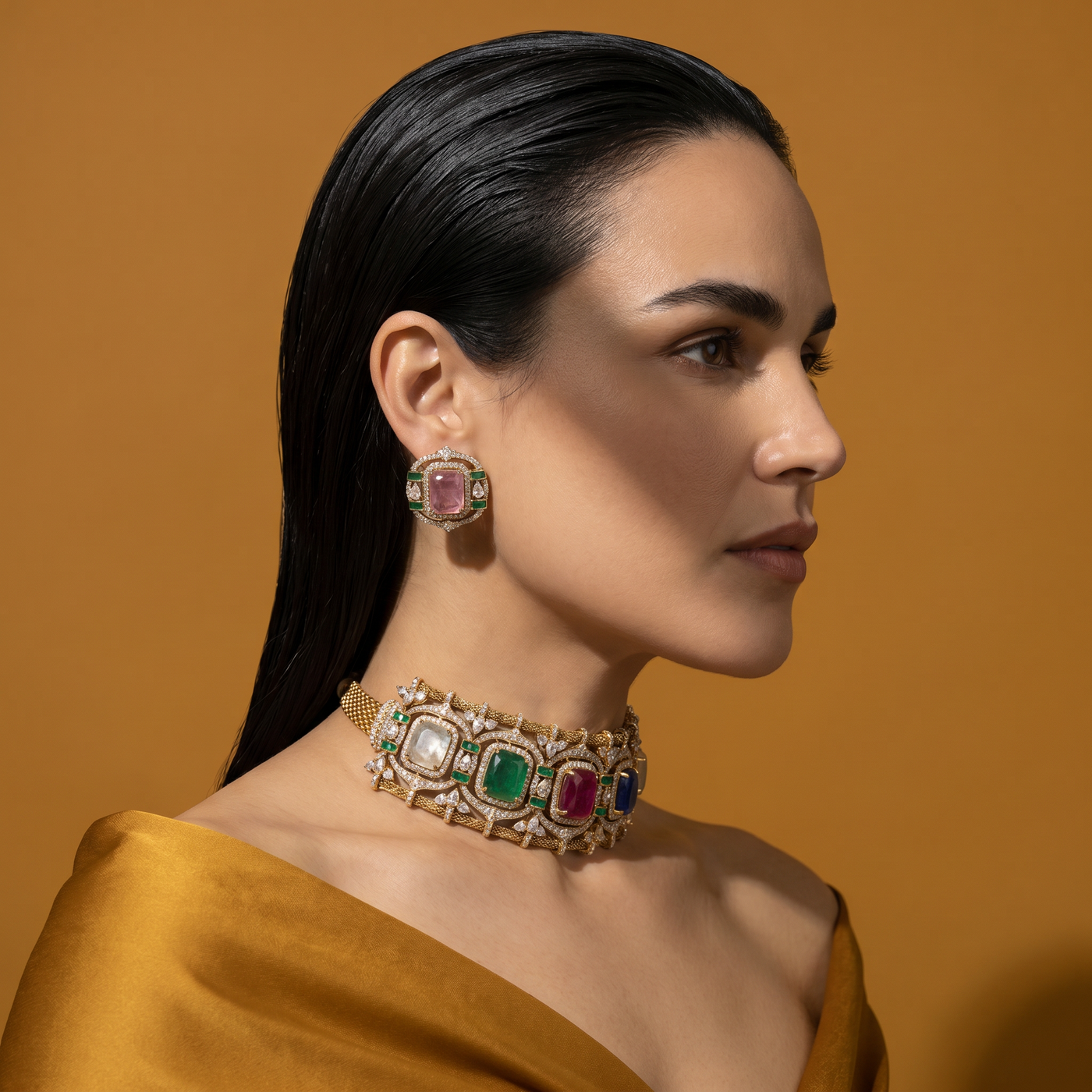 Navrasa Ratna Choker Set