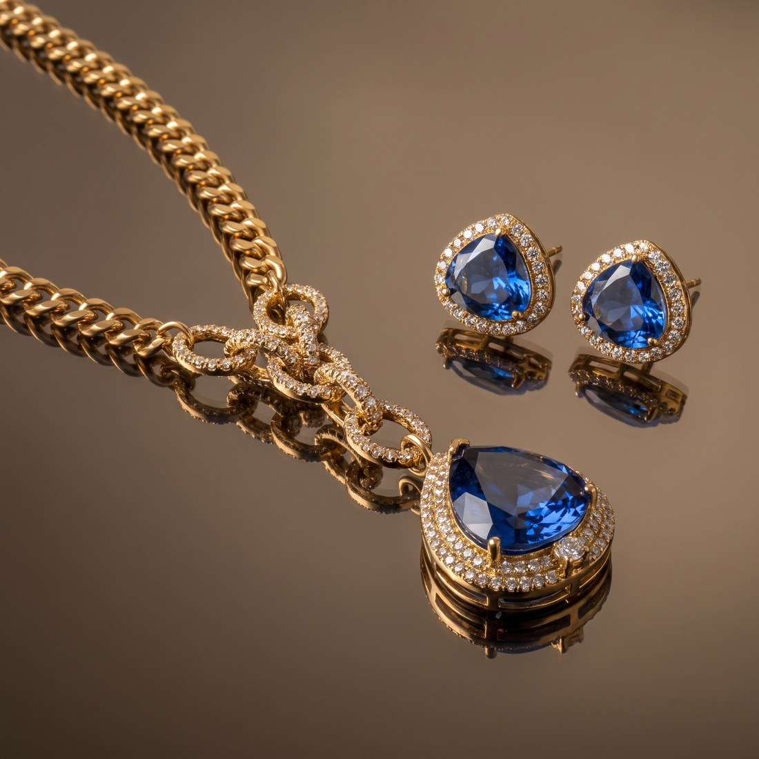 Neelam Statement Necklace Set