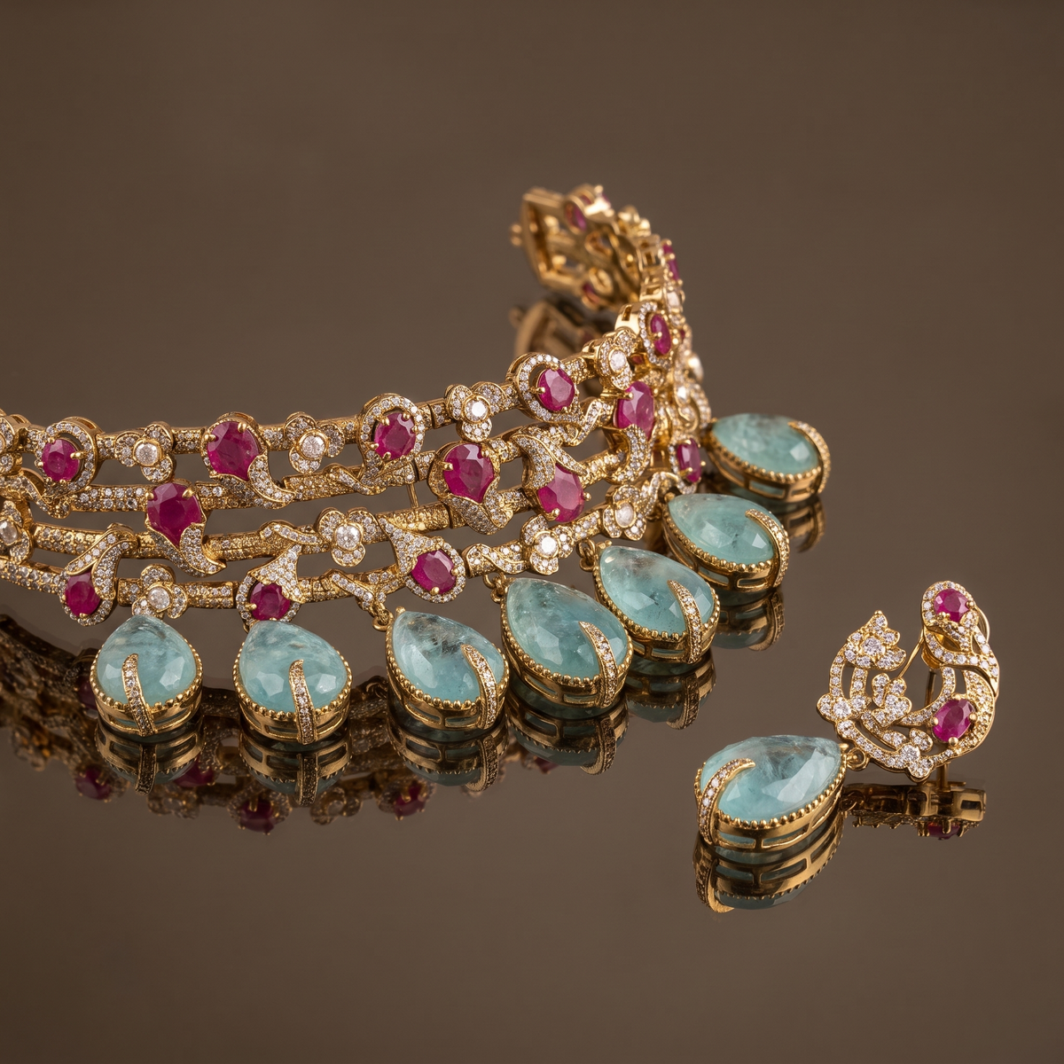 Dhvani Pastel Choker set