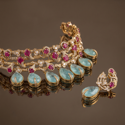 Dhvani Pastel Choker set