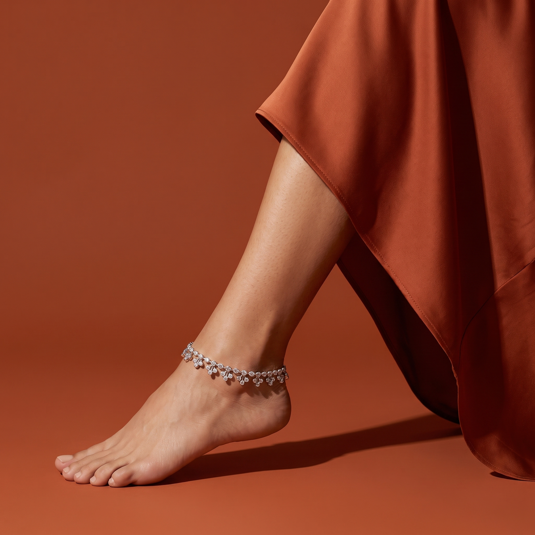 Nirvaanika Crystal Anklet