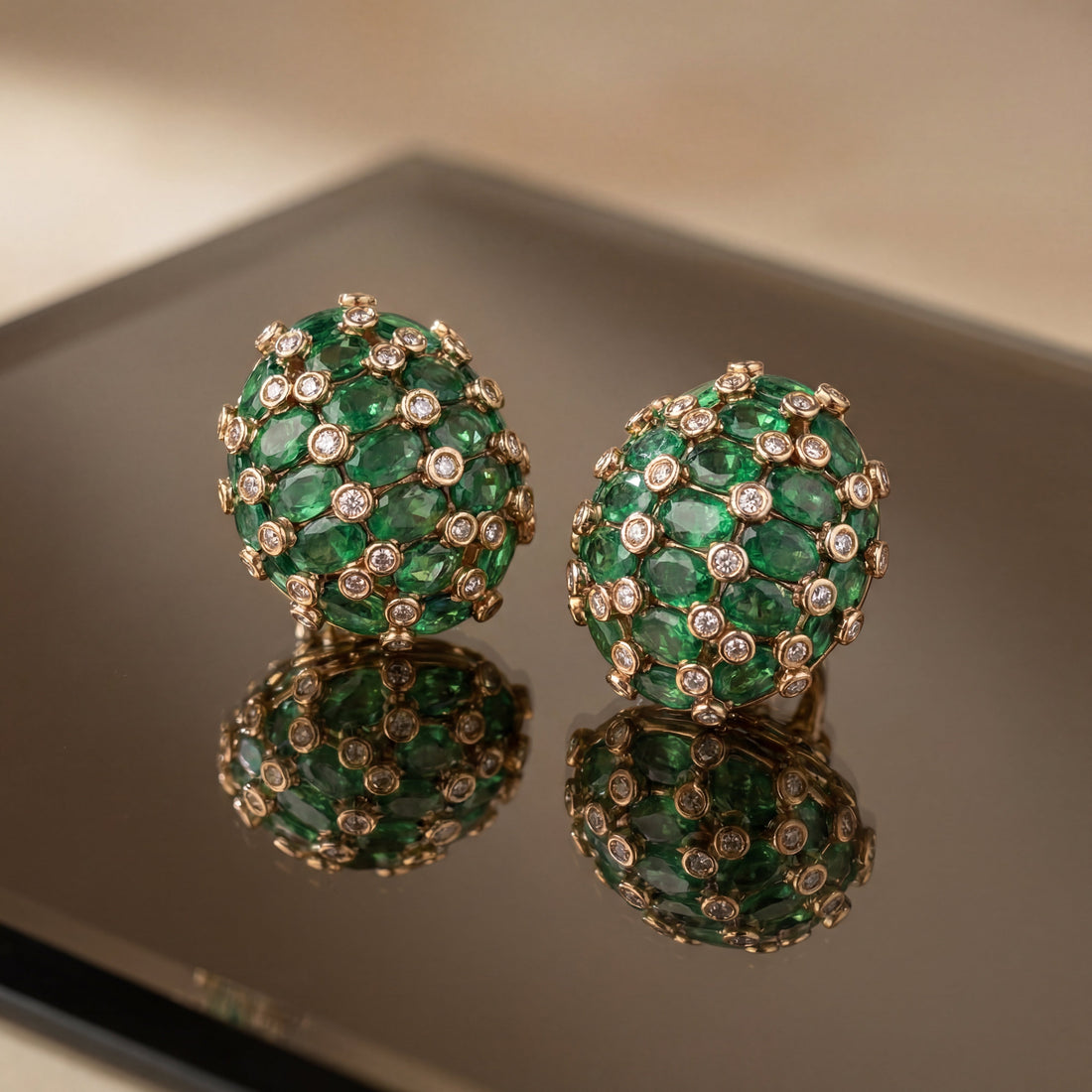 Crimson Orbita Studs