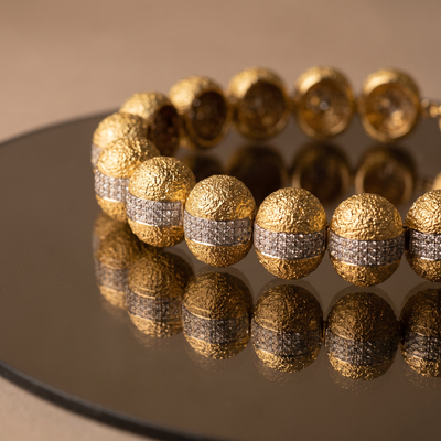 Choco Ornet Gold Necklace