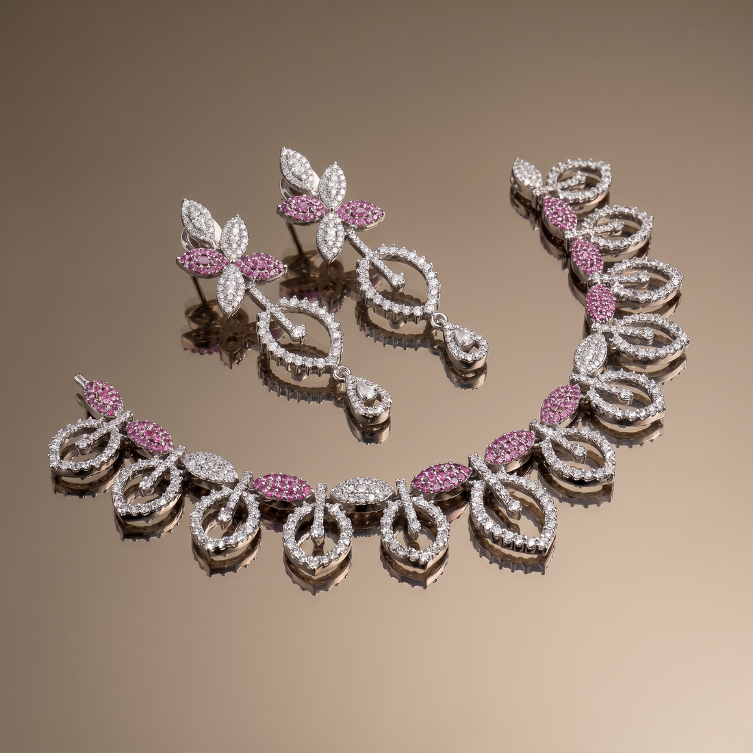 Petals AD Necklace Set
