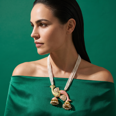 Rangpankh Pearl Necklace