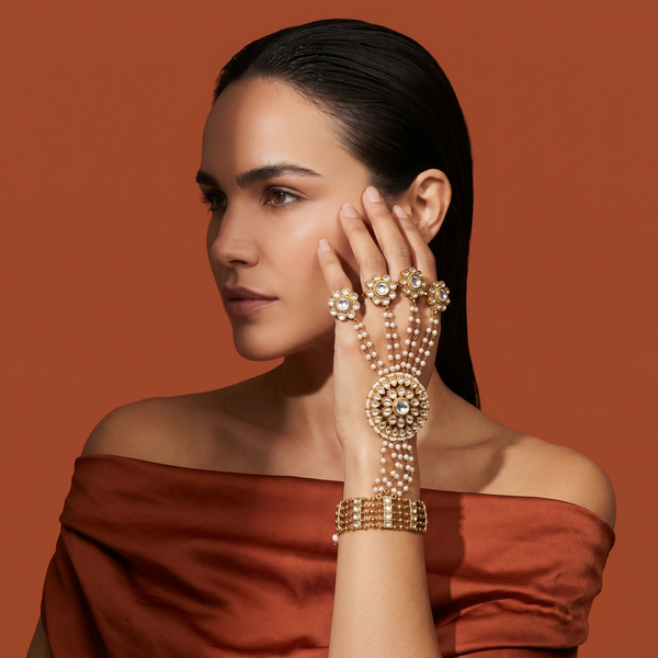 Ruhani Gulmohar Bracelet