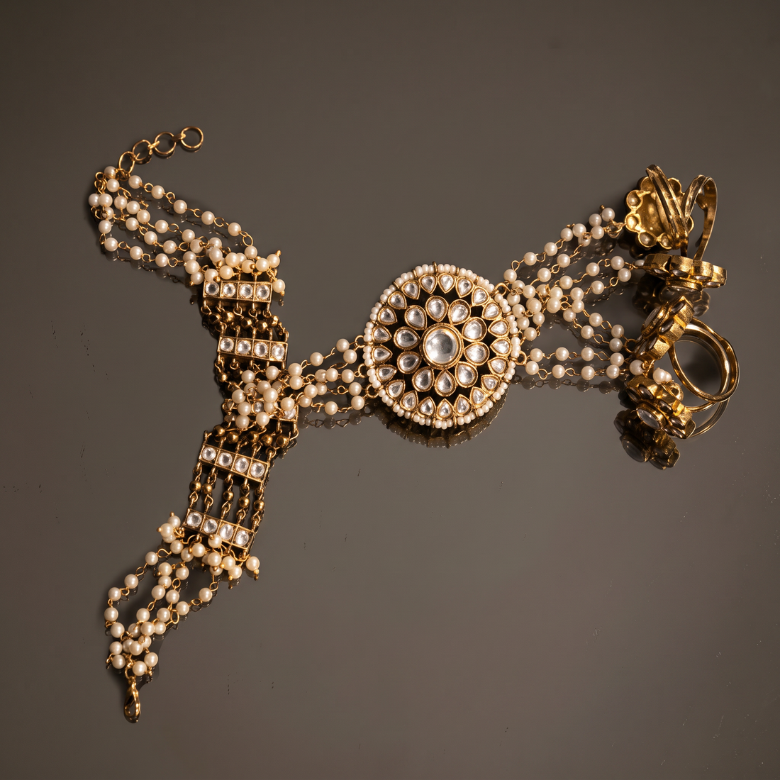 Ruhani Gulmohar Bracelet