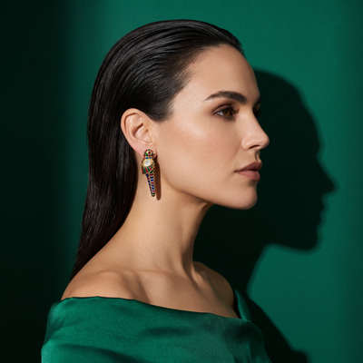 Satrangi Parrot Earrings
