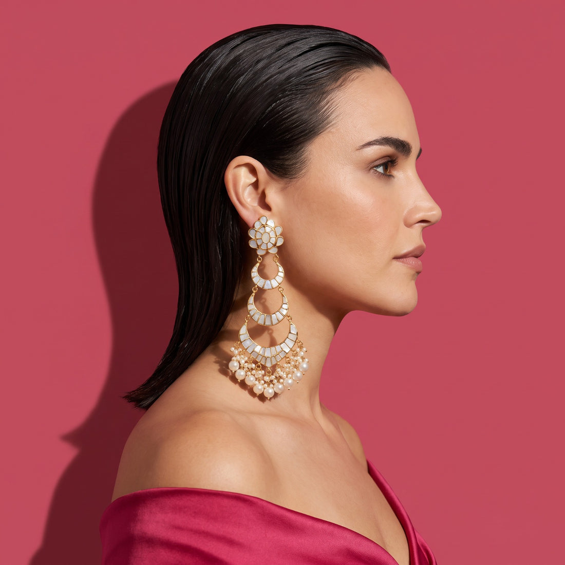 Shailaja Mother of Pearl Earrings