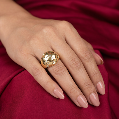 Starry Crystal Ring