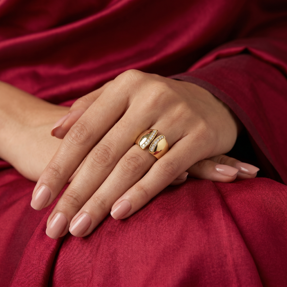 Starry Crystal Ring