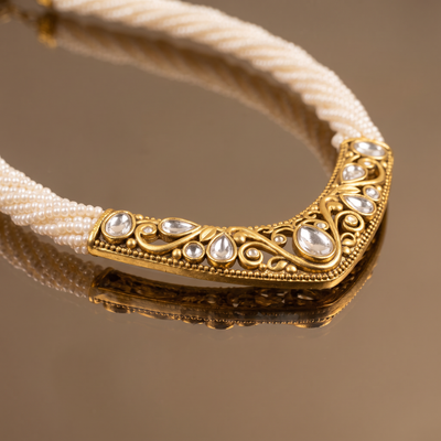 Suhina Pearl Kundan Necklace