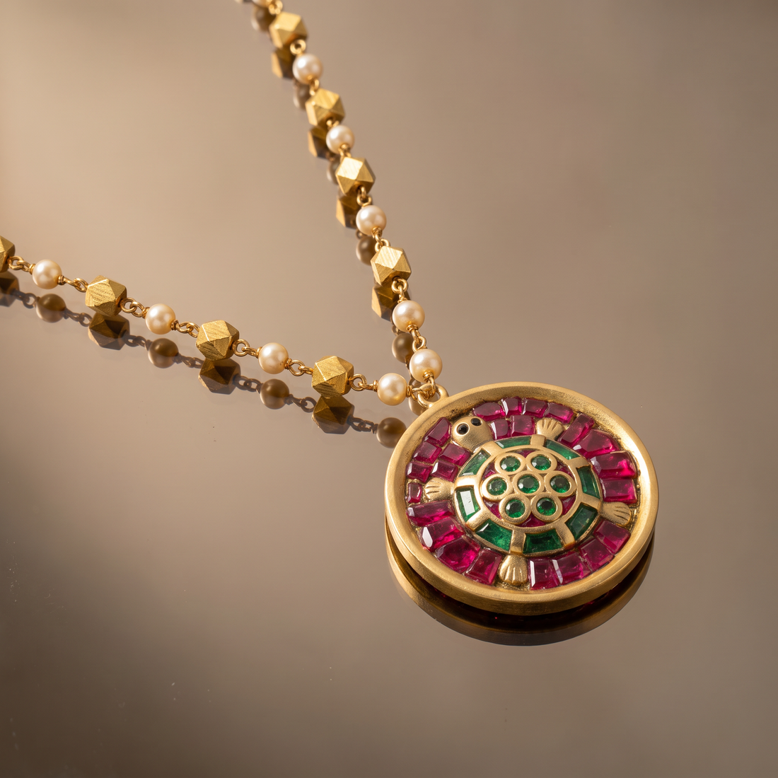 Tavira Turtle Pendant Necklace