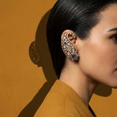 Mayura Navratna Ear Cuff