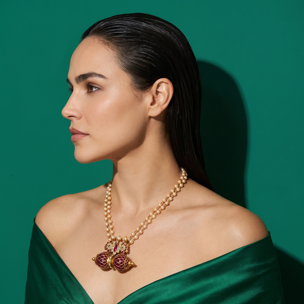 Vamika Royal Pearl Pendant Necklace