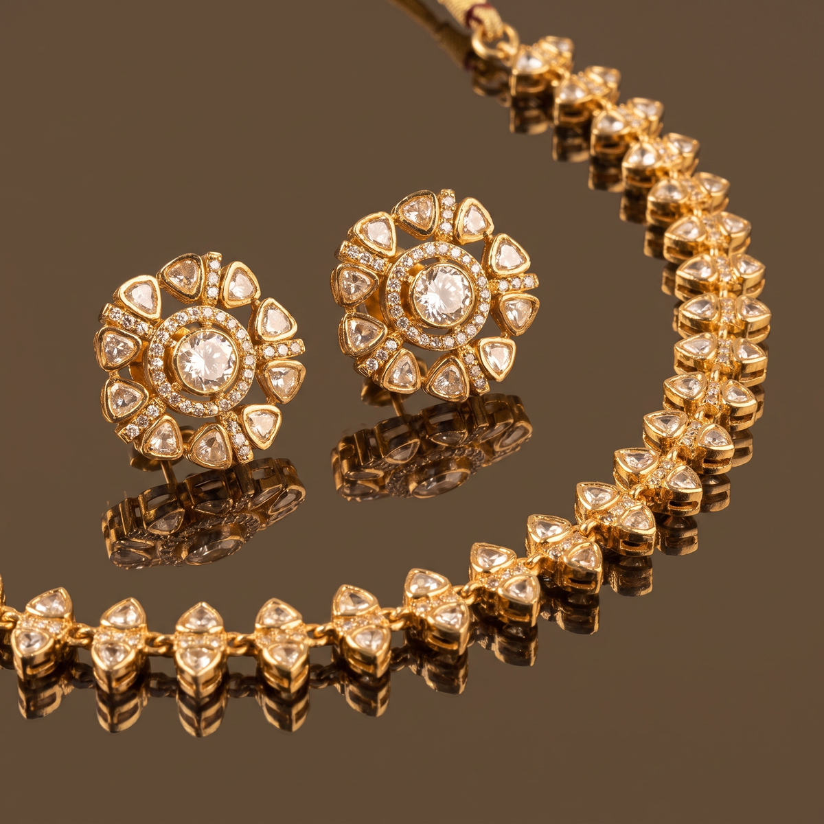 Vedika Kundan Necklace Set