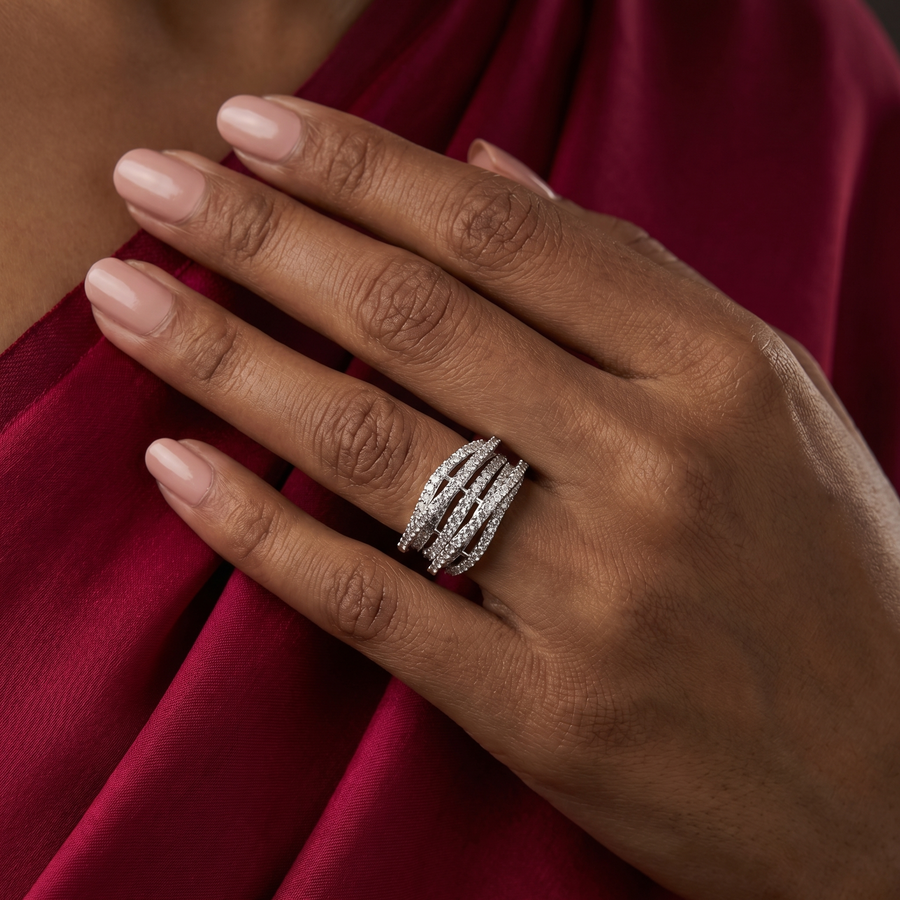Vihana Twisted Radiance Ring