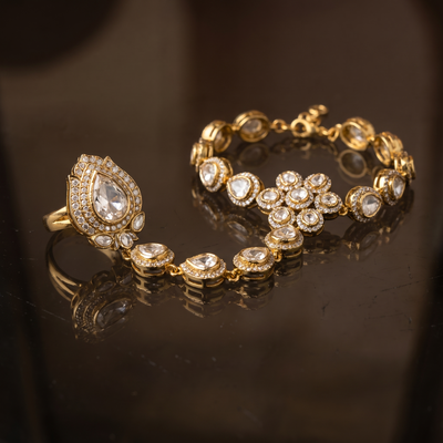 Vrishti Teardrop  Bracelet