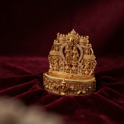 Zaara Brass Keep Sake Box
