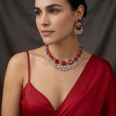 Zareenah Emerald Royale Set