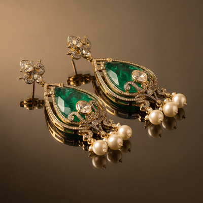 Aashi Doublet Earrings – heritage Indian earrings by Ozel