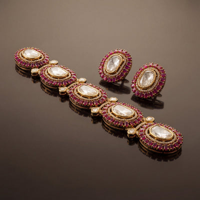 Elowen Ruby Choker Set