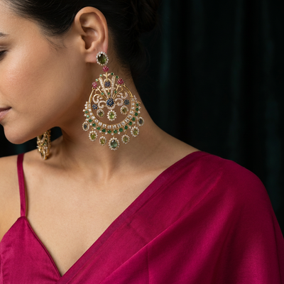 Bagh Vintage Gemstone Earrings
