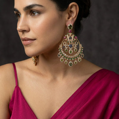 Bagh Vintage Gemstone Earrings